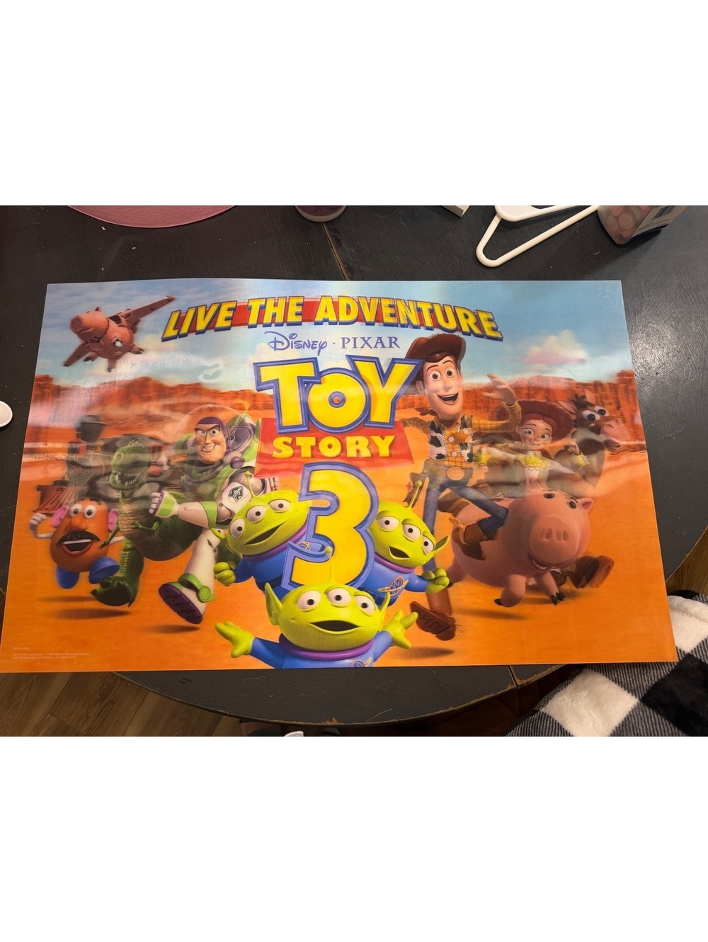 2010Toy Story 3 Lenticular 3D Live The Adventure Wall Scroll Poster